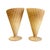 Whimsical and expertly crafted, this pair of vintage Italian ceramic sundae cups transforms the classic waffle cone into...