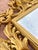 Gold Wall Mirror With Carved Frame In Rococo Style For Sale - Image 4 of 9