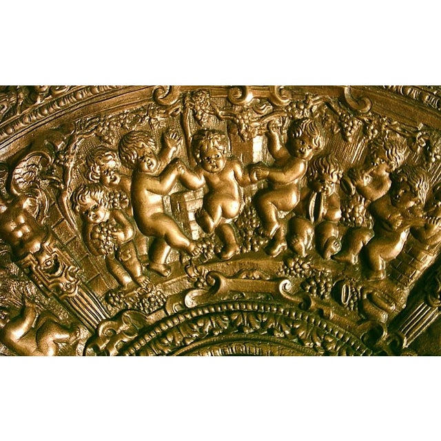 Embossed Bronze Jugs and Basins with Allegorical Scenes by Colleoni of Bergamo, 1890s-1910s, Set of 4 For Sale - Image 13 of 17