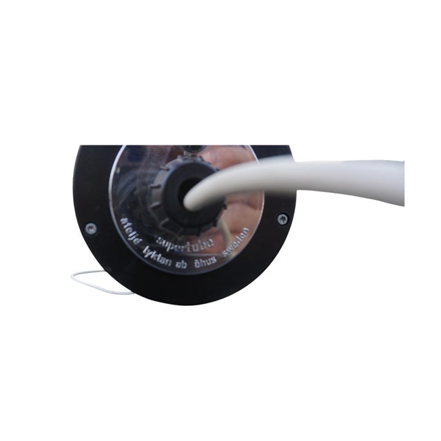 White Supertube Lamp by Anders Pehrson for Atelje Lyktan, 1970s For Sale - Image 12 of 14