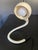 Vintage White Hebi Lamp in Cream White by Isao Hosoe for Valenti, 1970s For Sale - Image 6 of 15