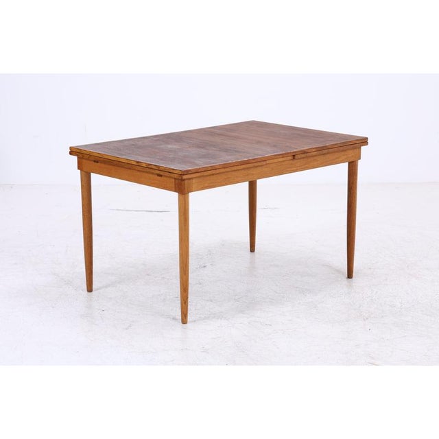 Mid-Century Extendable Dining Table For Sale - Image 14 of 16