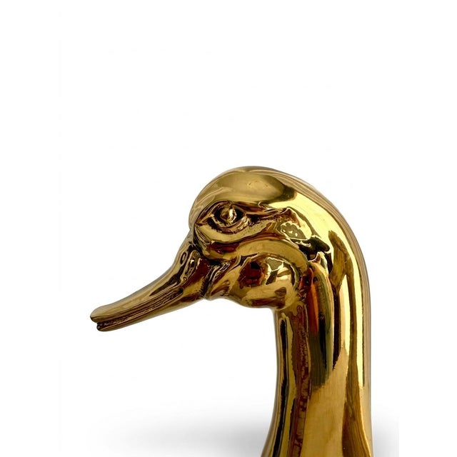 Polished Brass Bookends by Almazán, 1970s, Set of 2 For Sale - Image 11 of 11