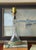 Victorian Early 20th Century Blown Glass Candlestick Lamp With Gold Gilt Base - Rewired For Sale - Image 3 of 11