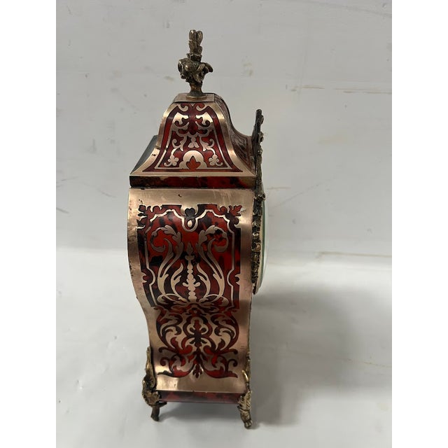 Napoleon III Cartel Clock in Boulle-Style Marquetry, 19th Century For Sale - Image 10 of 18