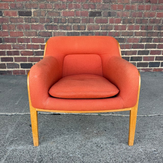 Knoll Bill Stephens for Knoll Model 1315 Bentwood Lounge Chair Mid Century Modern For Sale - Image 4 of 12