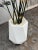 Perigold Faux Bamboo Tree in White Geometric Planter For Sale - Image 10 of 12