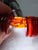 Vintage Baltic Amber Slab Necklace | 53.3g Hand‑Cut Cognac Amber | Sterling Clasp For Sale - Image 11 of 18