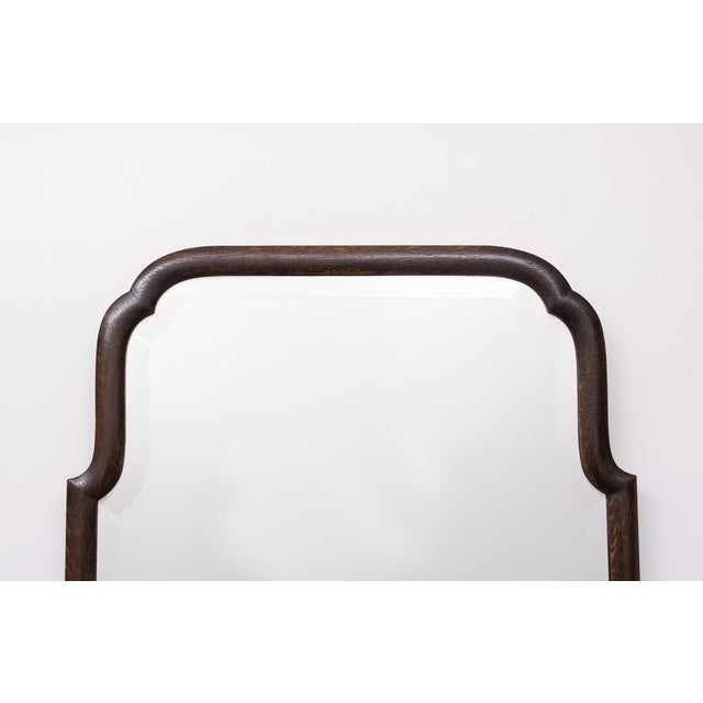 Brown Dutch Oak Frame Mantel Mirror from Soester, 1950s For Sale - Image 8 of 13