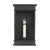 Stone Chapman & Myers by Visual Comfort Studio Cupertino 1-Light Outdoor Mini Lantern Sconce in Textured Black For Sale - Image 7 of 7