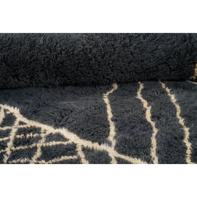 Hand-Knotted Wool Rug by Azele Studio For Sale - Image 4 of 10