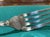 Silver-Plated Fish Forks with Malmaison Pattern from Christofle, Set of 5 For Sale - Image 3 of 6