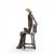 Ruth Bloch Signed Couple on Bench Bronze Israeli Sculpture For Sale - Image 4 of 10