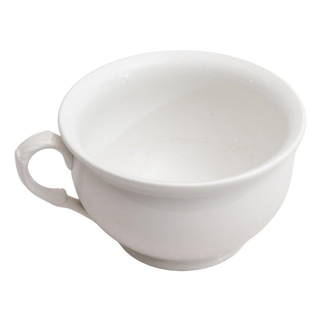 White Ceramic Vase attributed to S. C. Richard, 1920s For Sale