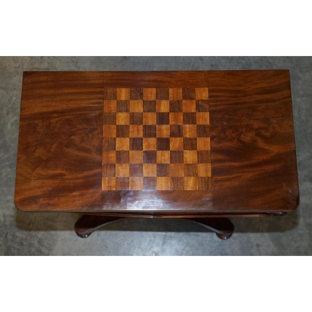William IV Game Table in Hardwood, 1830s For Sale - Image 4 of 18