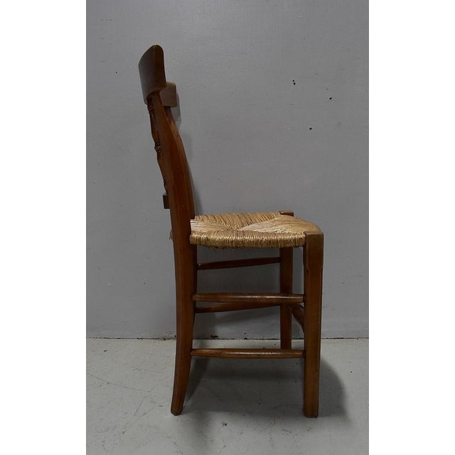 Late 19th Century Dining Chairs in Blonde Cherry, Set of 6 For Sale - Image 14 of 18
