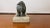 Late 19th Century French Chinoiserie Style Rhinoceros Spelter Double Inkwell on Marble Base For Sale - Image 4 of 7