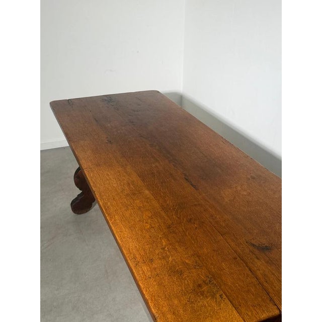 18th Century Oak Dining Table For Sale - Image 6 of 10