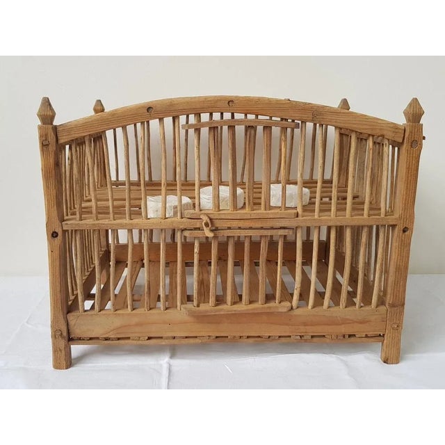Tan Antique Pine Cheese Aging Cage, 1850s For Sale - Image 8 of 13