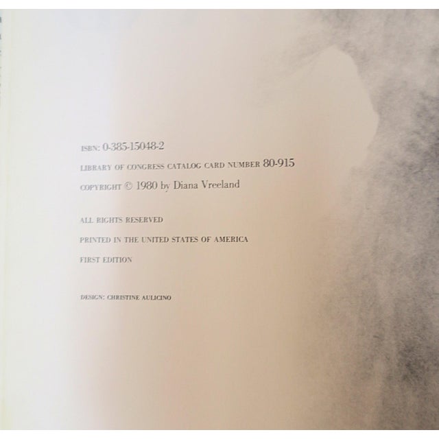 Allure Diana Vreeland First Edition Coffee Table Book, 1980, New York For Sale - Image 14 of 18