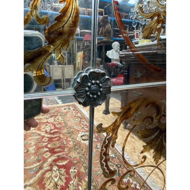 Wood Art Nouveau Brasserie Mirror, 1960s For Sale - Image 7 of 8