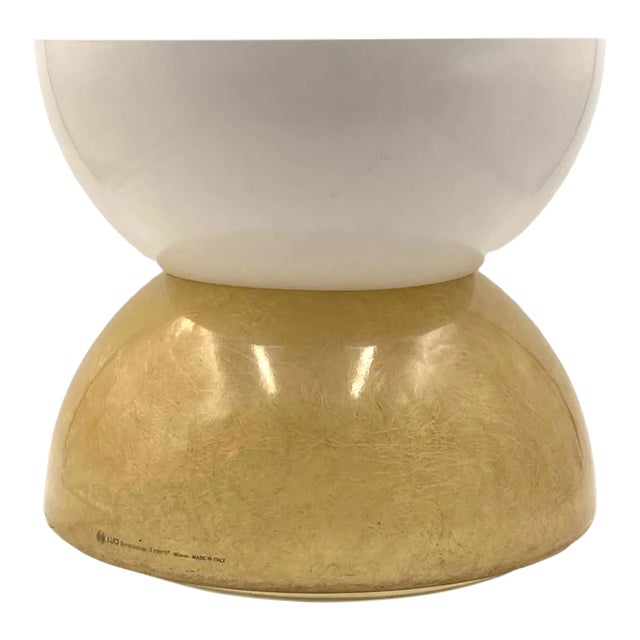 Planter / Pot Fiberglass Lamp, Luci Milano Italy, 1970s For Sale