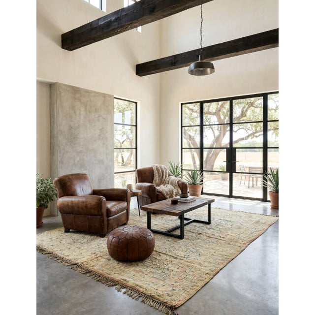 Mid-Century Modern Moroccan Beni Mguild Wool Rug - 10.5 X 6.9 Ft For Sale - Image 3 of 8