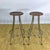 Industrial Stools in Tubular Steel and Plywood Seat, 1960s, Set of 2 For Sale - Image 11 of 18
