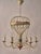 Mid-Century French Gilt Iron and Painted Tôle Hot Air Balloon Chandelier For Sale - Image 9 of 15