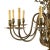 A vintage Baroque-style brass chandelier, Northern Europe circa 1920.