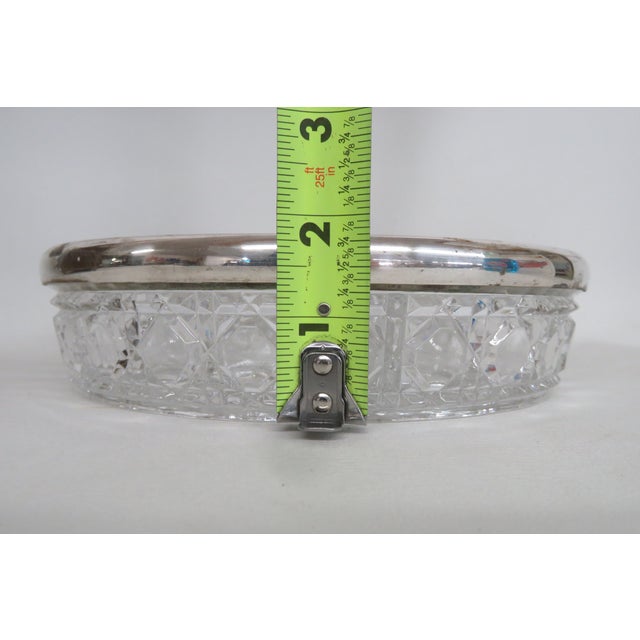 El Royel Germany Lead Crystal 3 Part Divided Serving Bowl 4589b For Sale In Miami - Image 6 of 11