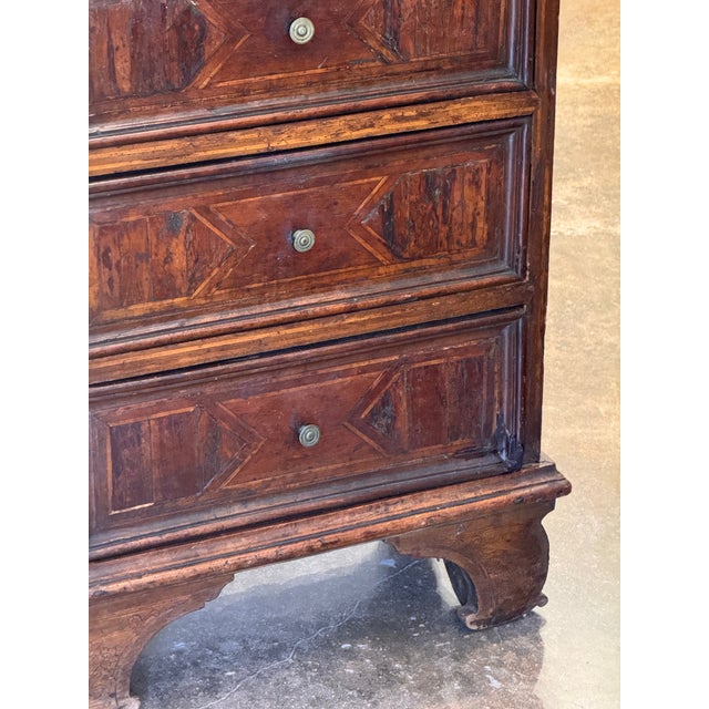 Early 18th Century 18th Century Italian Inlaid Commode For Sale - Image 5 of 12