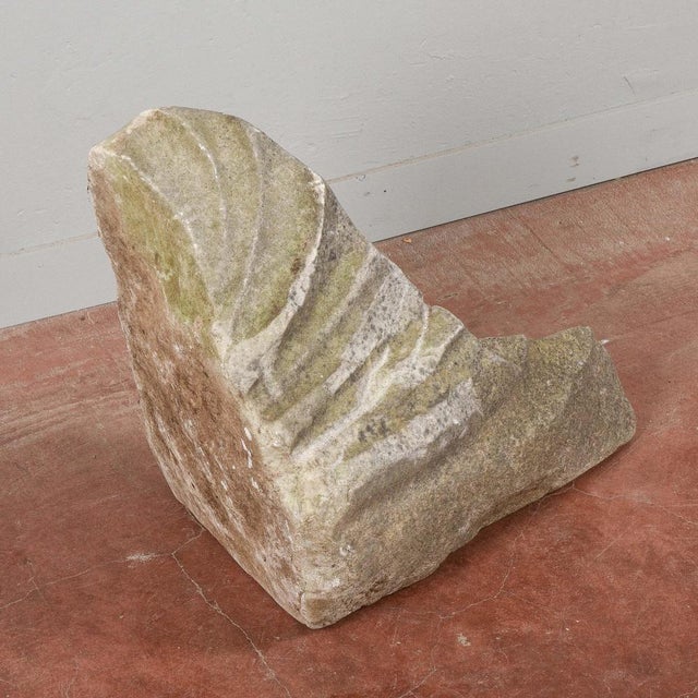 Gray Irregular Decorative Stone Fragment For Sale - Image 8 of 9