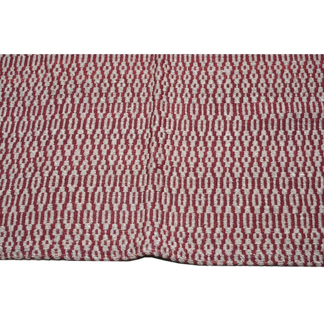 Vintage Turkish Anatolian Hand Made Natural Color Modern Kilim,8'x8'9" For Sale - Image 4 of 6