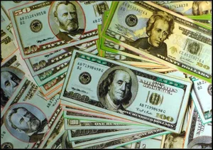 Pop Art Steve Kaufman "Big Bucks"$$$$$ Hand Signed Stretched Canvas Print 33x48