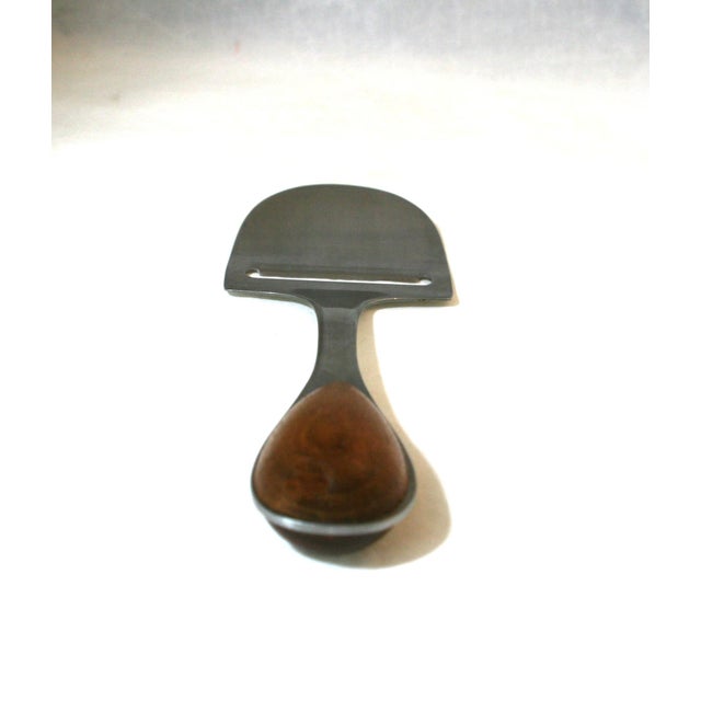 Wood Mid 20th Century Mid Century Modern Dansk Torun Teak & Stainless Steel Cheese Plane Slicer For Sale - Image 7 of 10