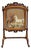Antique Victorian Needlepoint Fire Screen For Sale