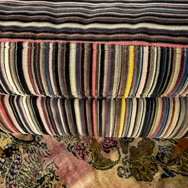 Contemporary Lawson Fenning Thin Frame Lounge Chair With Paul Smith Ottoman For Sale - Image 3 of 9