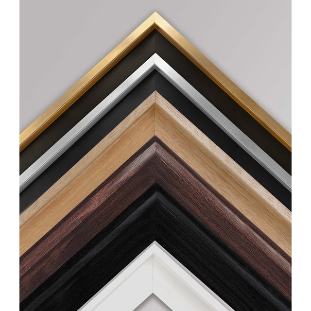 "Abstract Splash" I Modern Landscape I Framed Giclée Prints For Sale - Image 4 of 4
