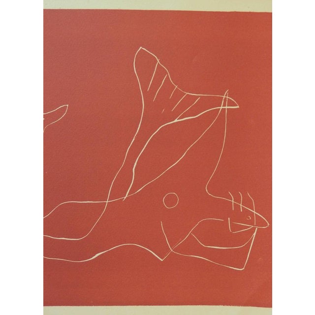 Henri Laurens (1885-1954) The Two Mermaids Original linocut Signed in the plate with the artist's monogram On wove paper,...
