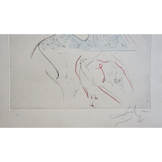 ARTIST: Salvador Dali TITLE: La Venus aux Fourrures The Head MEDIUM: Etching SIGNED: Hand Signed EDITION NUMBER: 63/150...