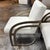 Metal Milo Baughman Style Cantilever Dining Chairs, Set of Six For Sale - Image 7 of 12