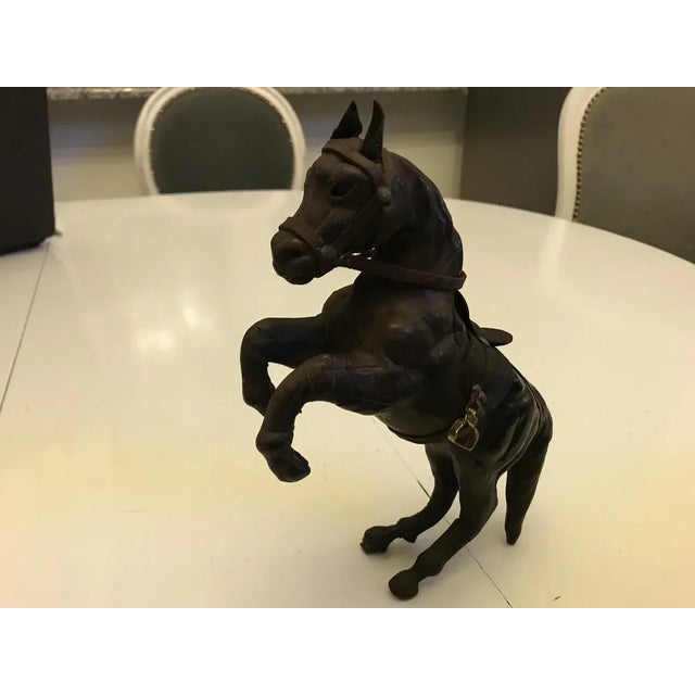 Leather Horse Figurine, 1950s For Sale - Image 15 of 18
