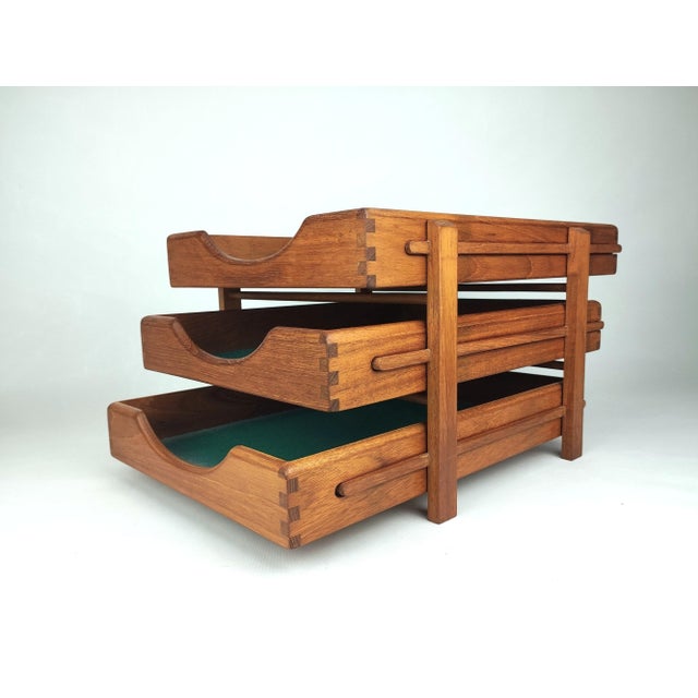 Mid-Century Modern Danish Desk Tray in Teak, 1950s For Sale - Image 18 of 18