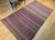 Burgundy Vintage Moroccan Tribal Kilim, Handwoven Wool, Stripe Geometric Pattern, Purple & Yellow, 6x10 For Sale - Image 8 of 17