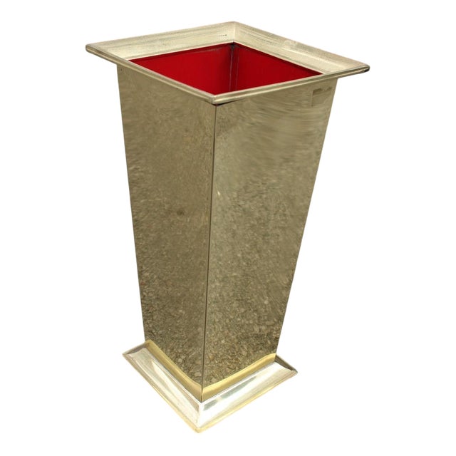 Umbrella Stand in Brass, Italy, 1970s For Sale