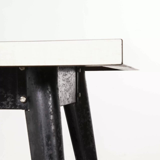 Vintage French T55 Dining Table from Tolix, 1950s For Sale - Image 10 of 10