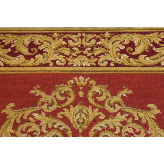 Large Vintage Handwoven Spanish Rug, 1950s For Sale - Image 3 of 14