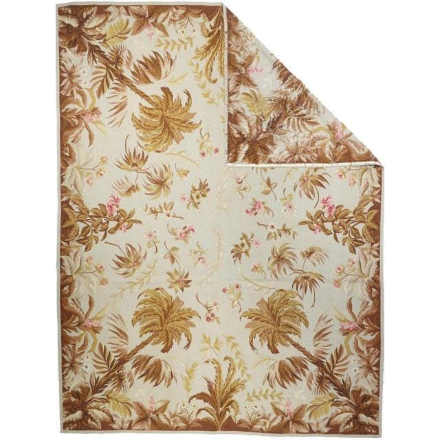 Aubusson Rug 7'7'' x 10'.0"