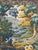 Vintage French Verdure Jacquard Tapestry in the style of Aubusson, 1970s For Sale - Image 6 of 18